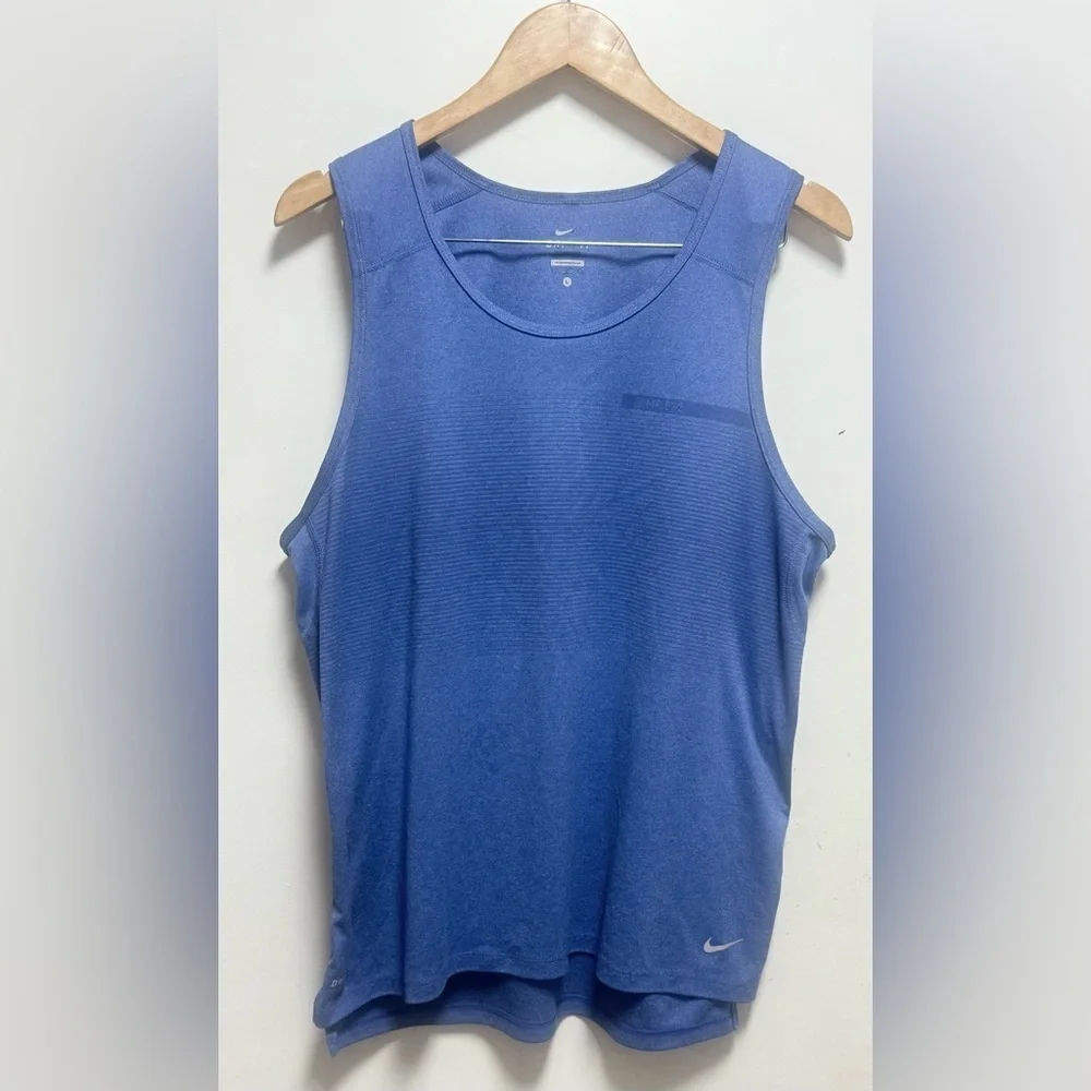 Nike Men's Blue Tank Top Size L